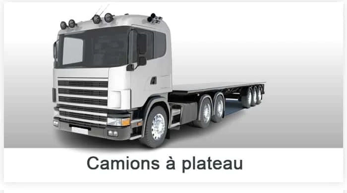 Semi-remorque plateau