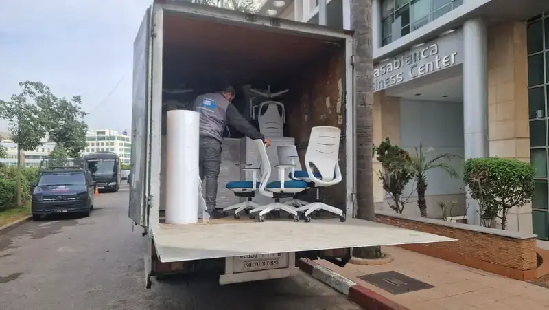 Plateau d'entreprise au Casablanca Business Center — déménagement professionnel